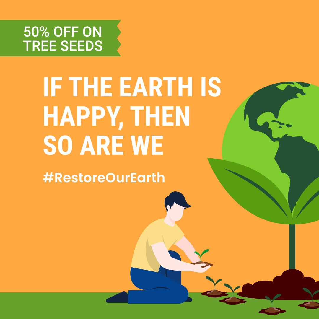 Tree Seed Discount on Earth Day