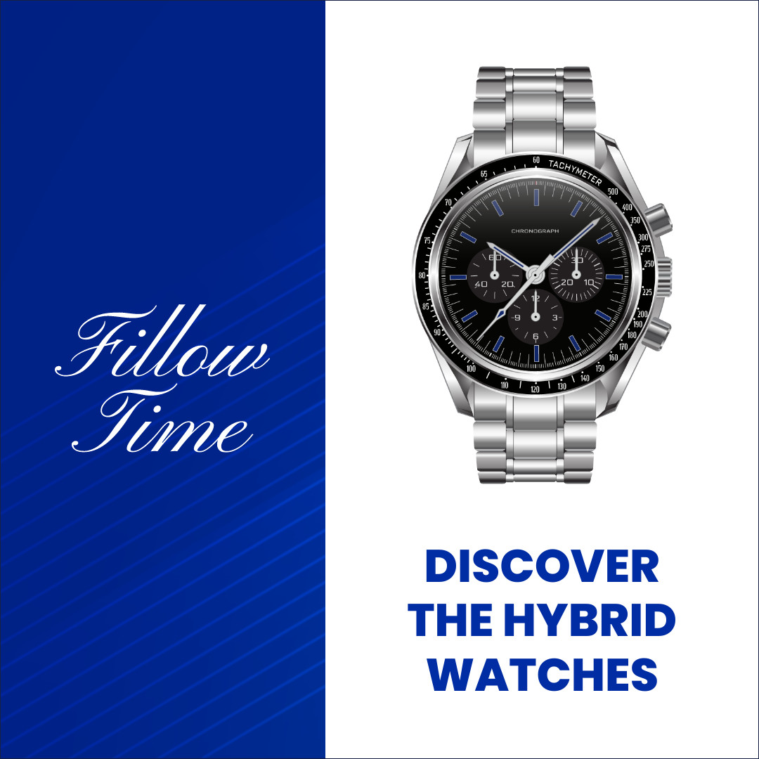 Elegant Blue Hybrid Watches