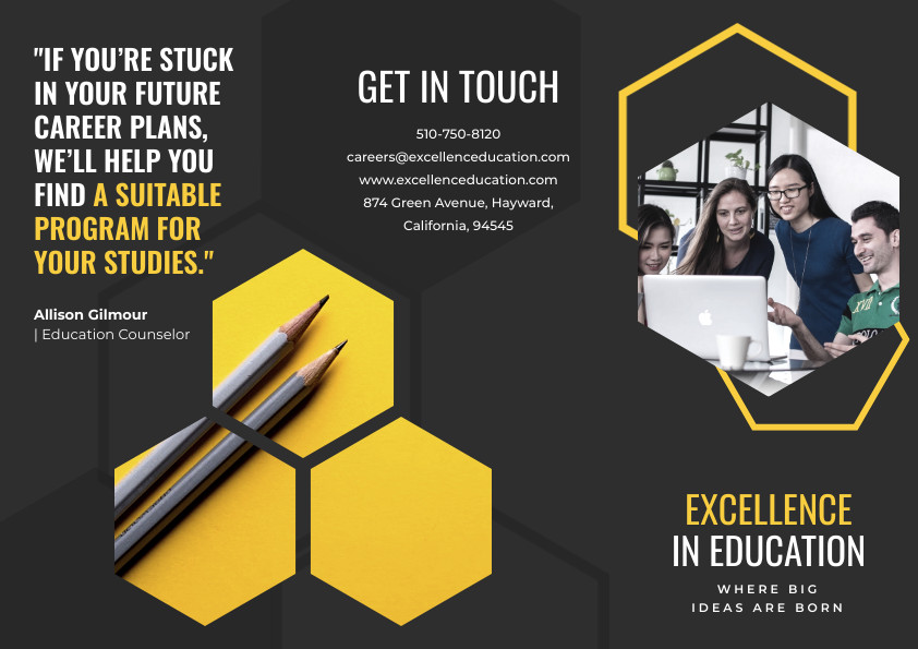 Excellence in Education Hexagon Brochure