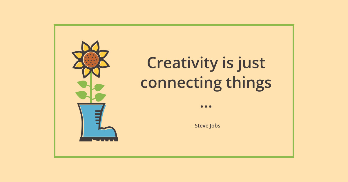 Be creative Facebook Sponsored Message 1200x628