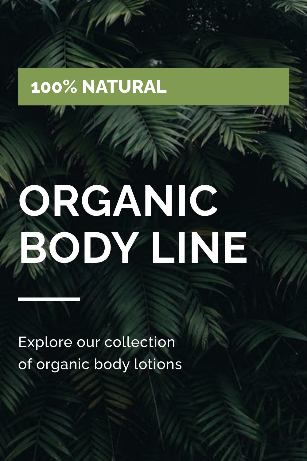 Green Organic Body Line
