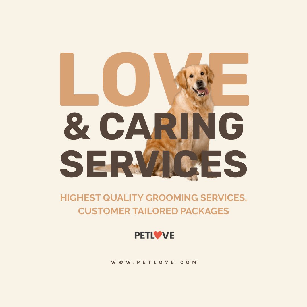 Pet Grooming Services Facebook Carousel Ads 1080x1080
