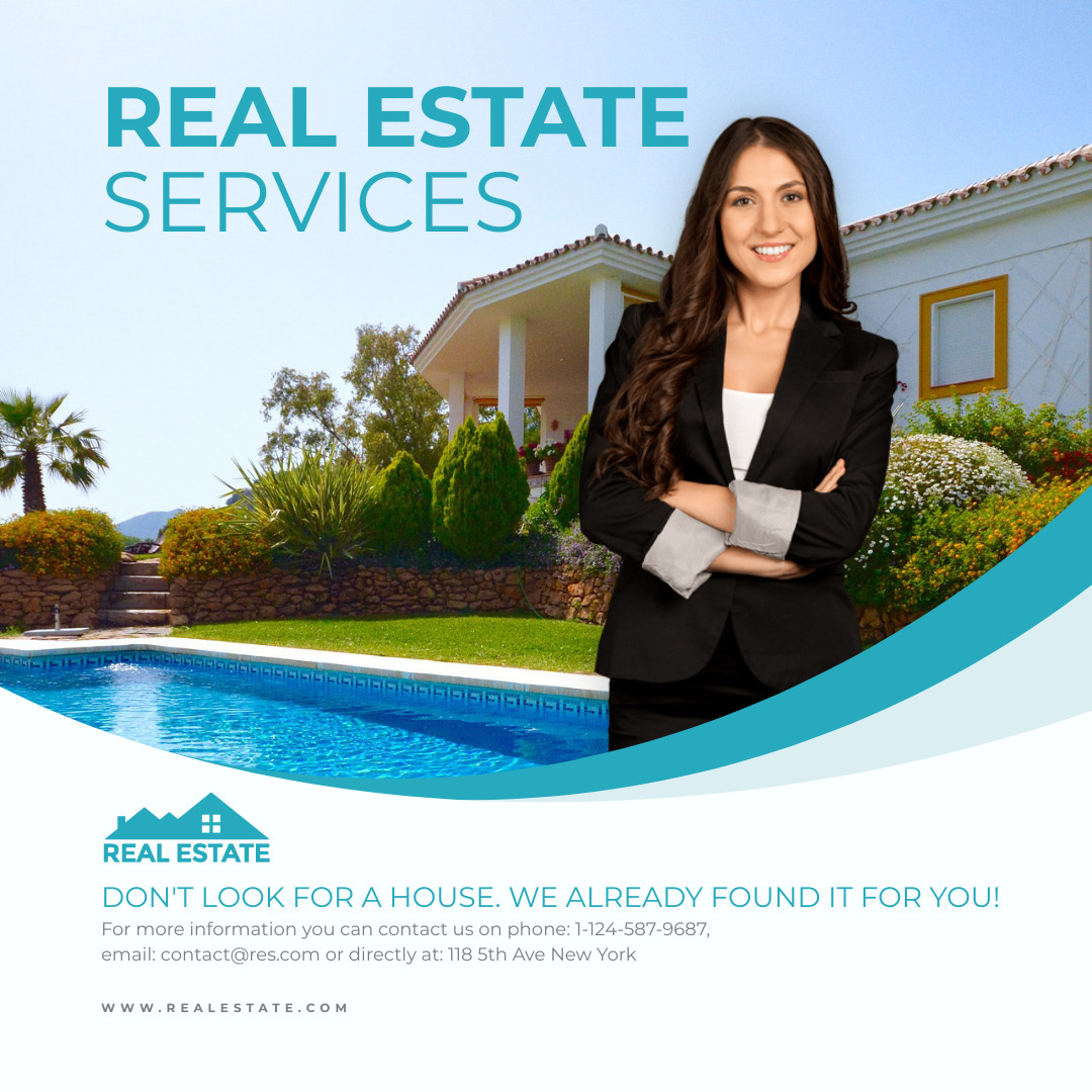 Real Estate Services Facebook Carousel Ads 1080x1080