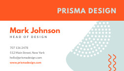 Mark Prisma Design – Business Card Template 252x144