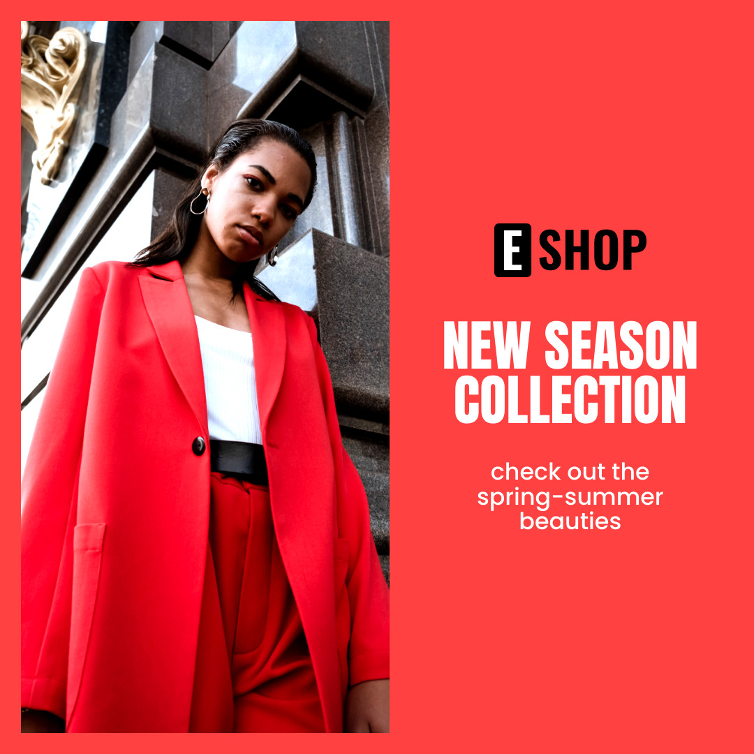 Shop New Season Collection 1080x1080 template