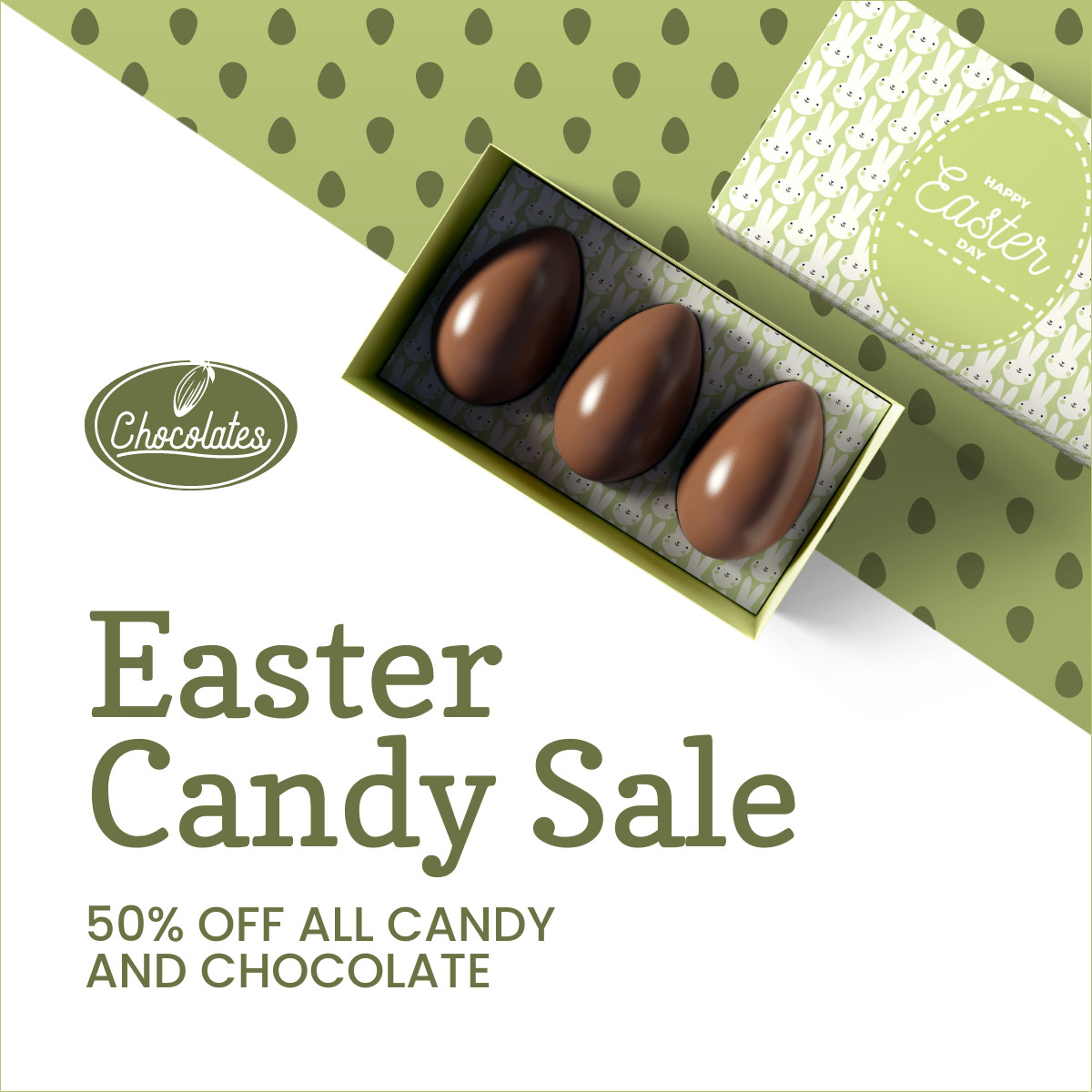 Green Easter Candy Sale