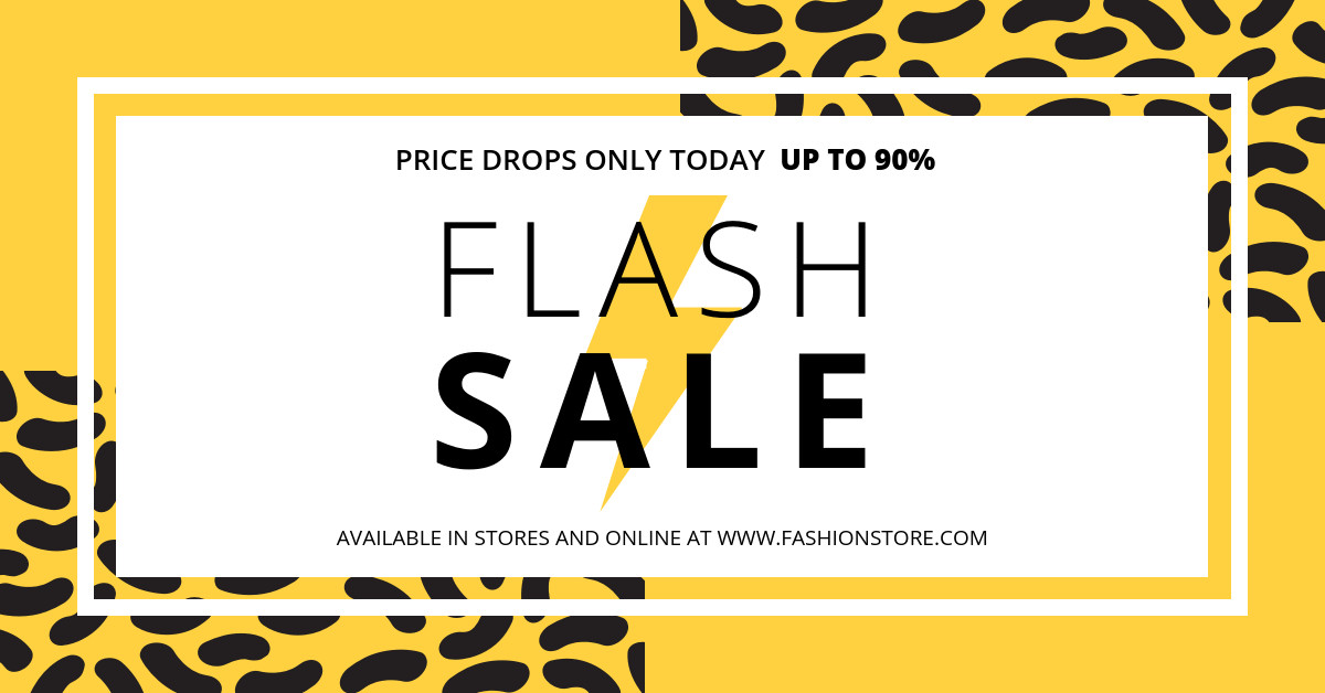 Flash Sale Facebook Post