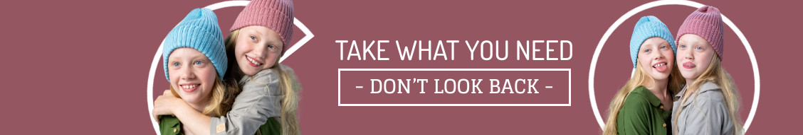 Take What You Need Fashion Linkedin Page Cover Linkedin Page Cover 1128x191