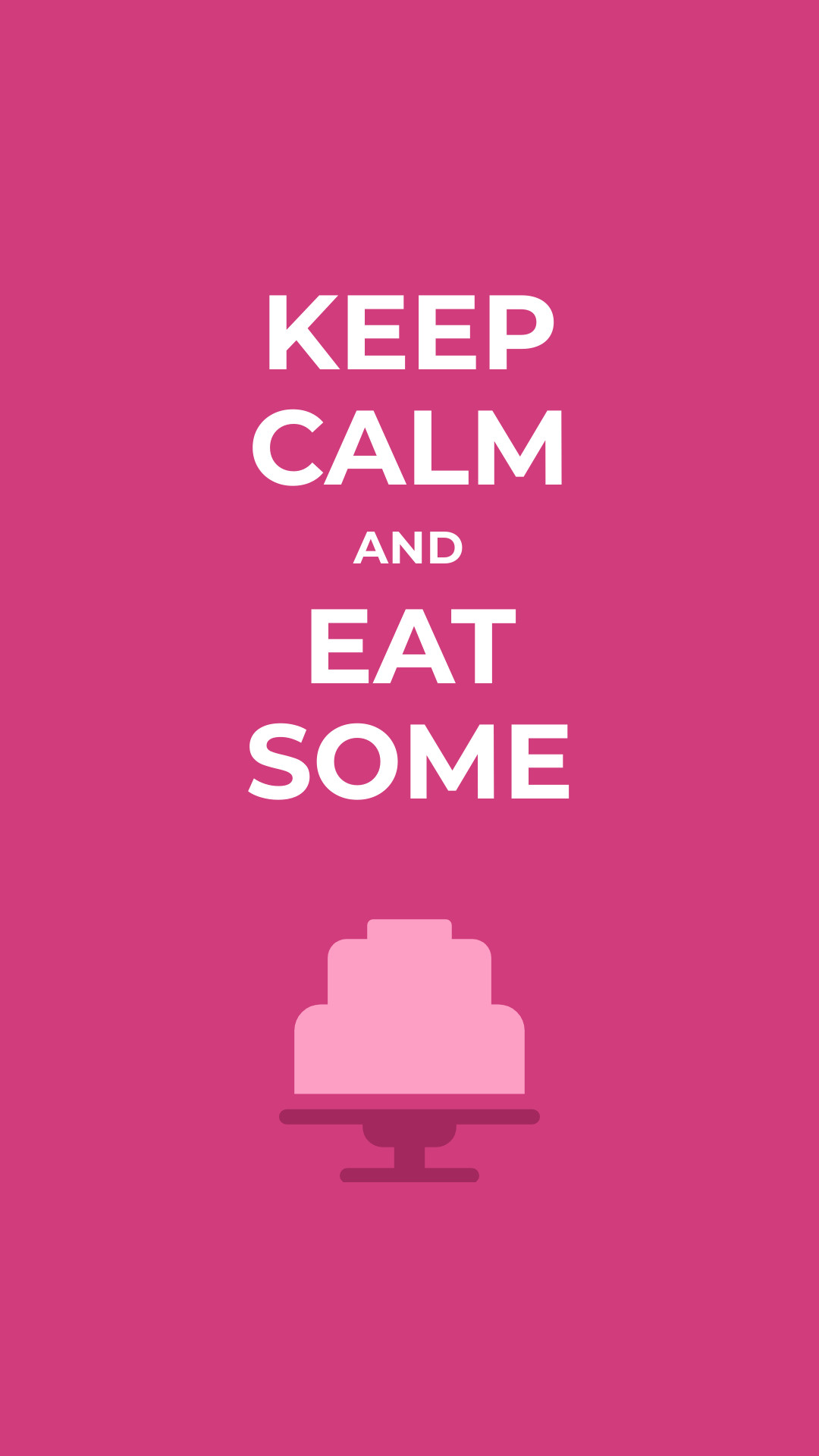 Keep Calm and Eat Some Cake Facebook Sponsored Message 1200x628