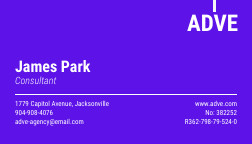Adve Agency Business – Card Template 252x144 template preview