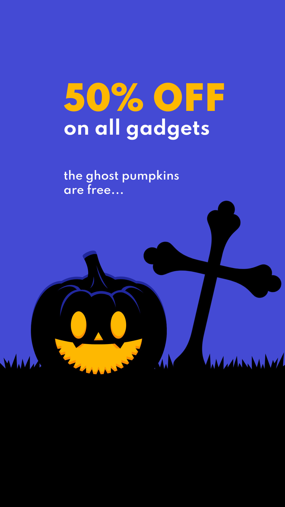 Gadget Sale with Free Ghost Pumpkins