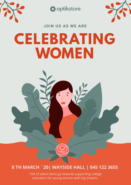 Women's Day Celebrating Dreams – Flyer Template 420x595