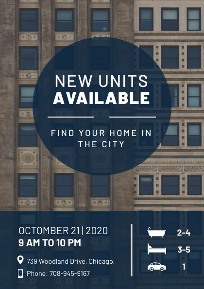 New Units Available in the City – Flyer Template