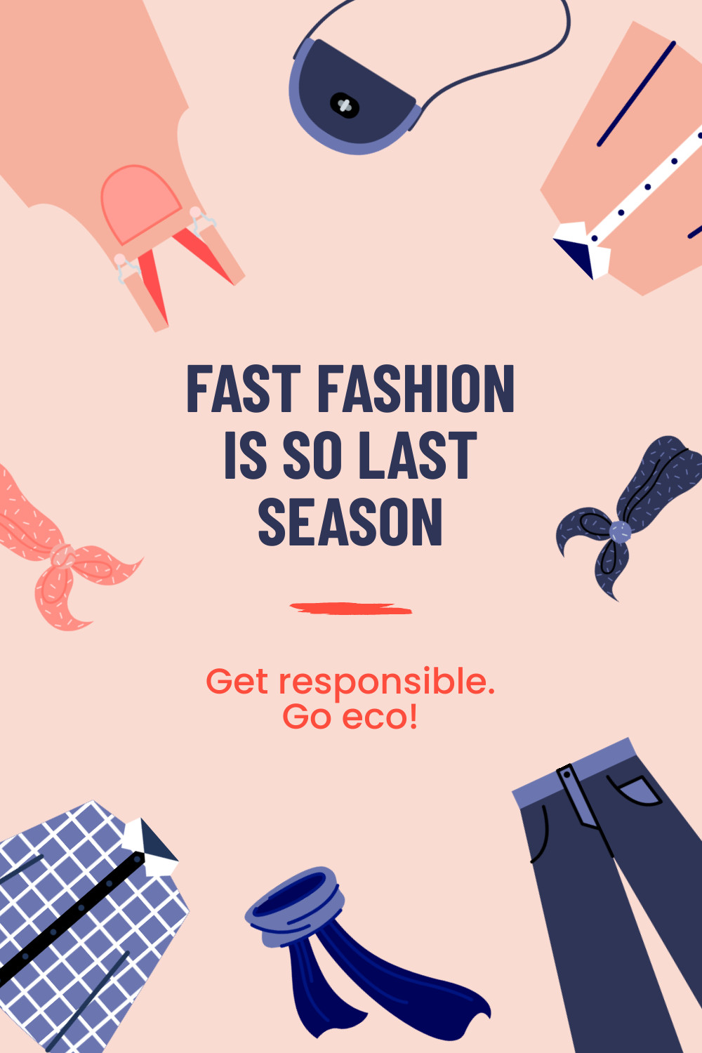 Responsible in Fashion on Earth Day Facebook Cover 820x360