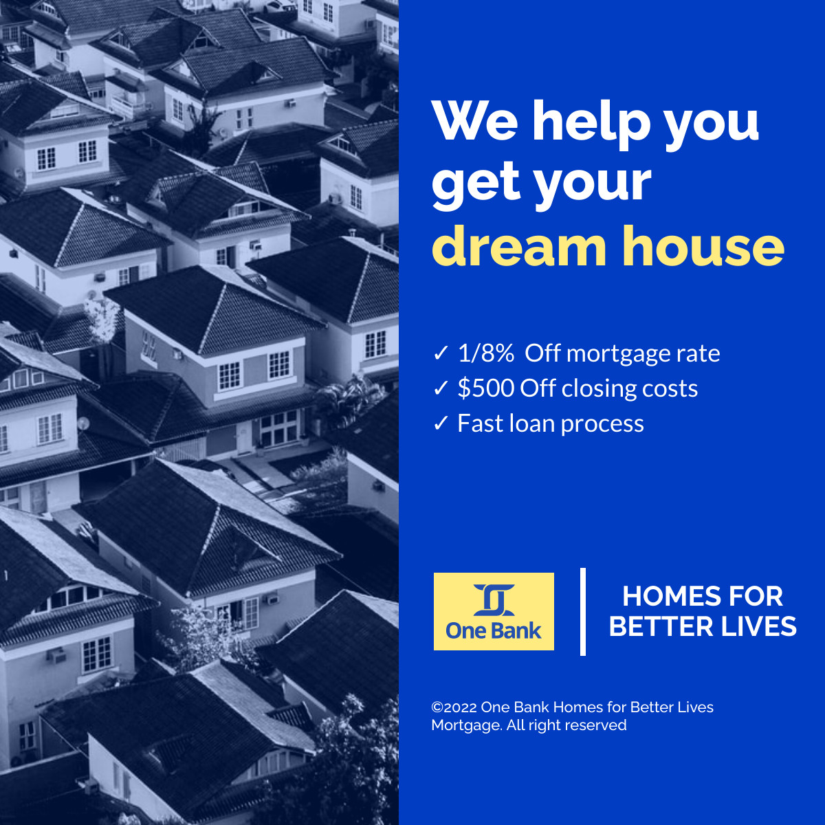 Get Your Dream House Bank Offer