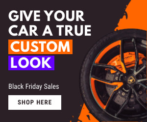 Black Friday Custom Car Rims Inline Rectangle 300x250
