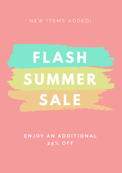 Flash Summer Sale – Flyer Template 420x595 template