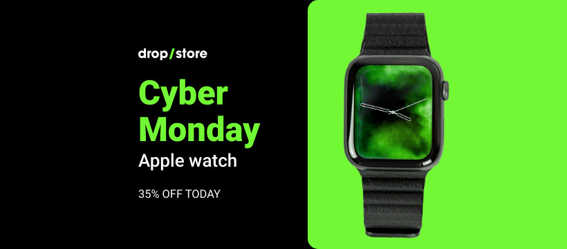Cyber Monday Green Apple Watch