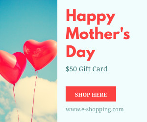 Mother's Day Hearth Balloons Gift Card 