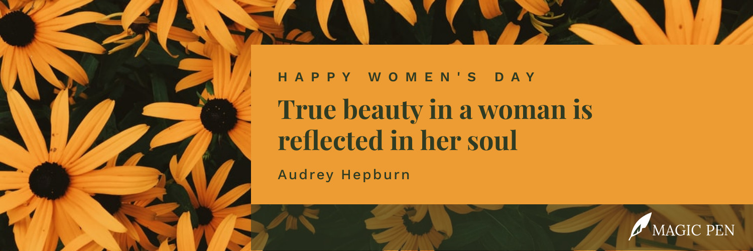 Audrey Hepburn Women's Day Quote