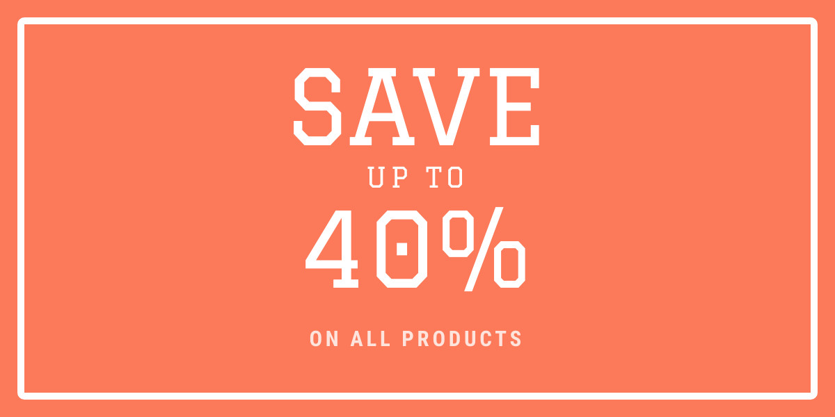 Save Up To 40 Orange Products