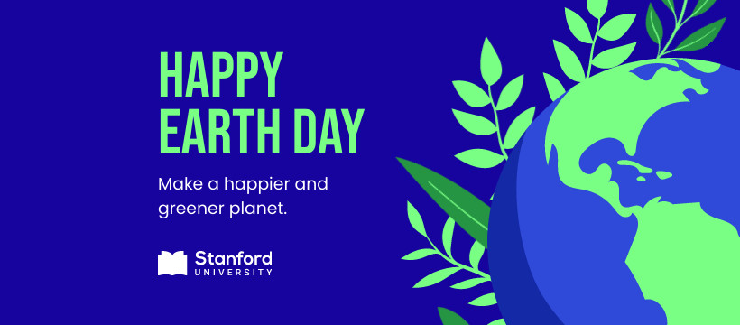 Happy Earth Day Planet Illustration Facebook Cover 820x360
