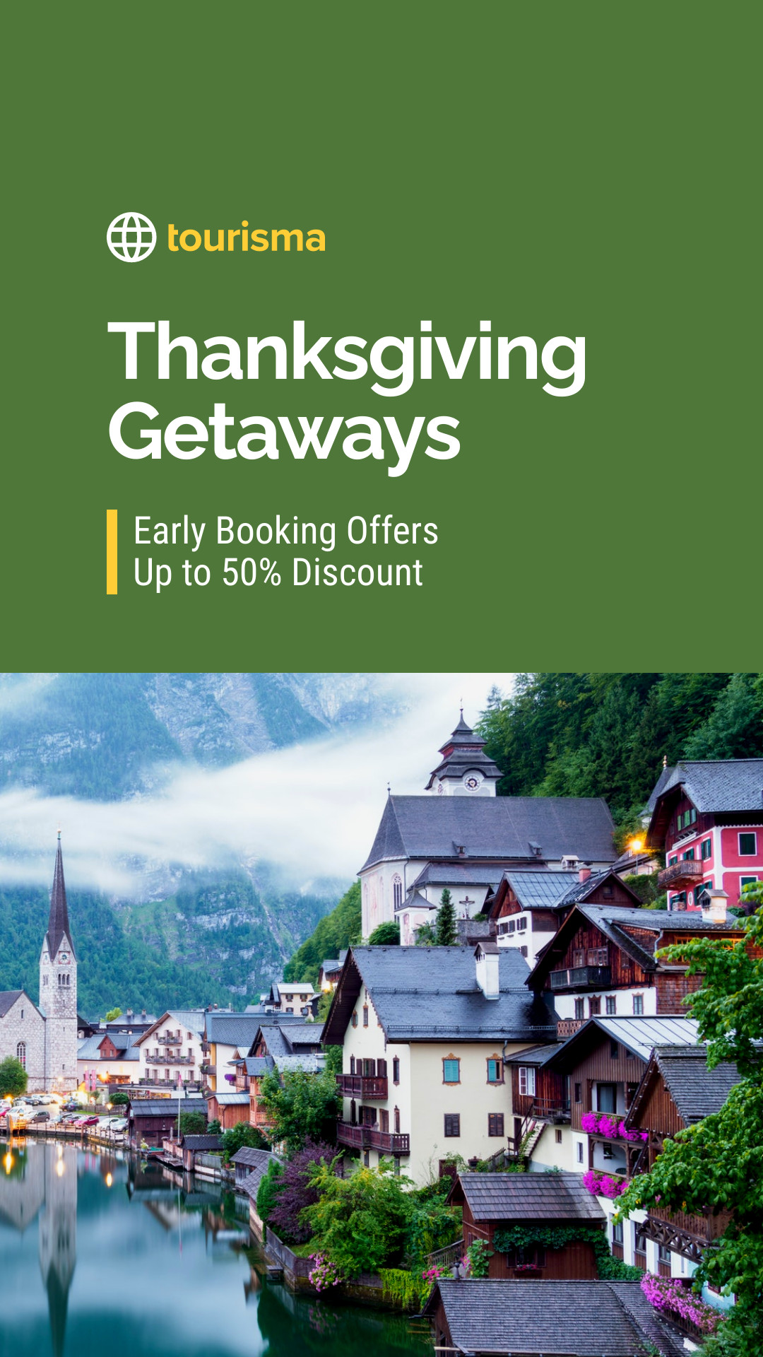 Thanksgiving Getaways Discount 