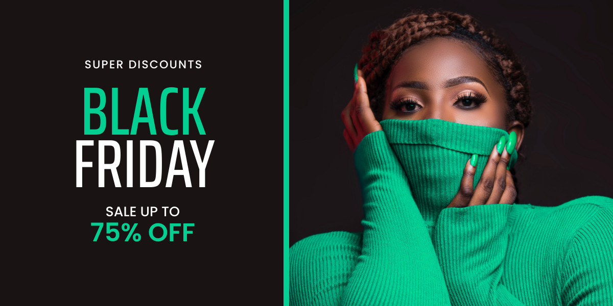 Green Black Friday Super Discounts Inline Rectangle 300x250