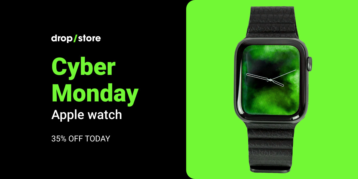 Cyber Monday Green Apple Watch Inline Rectangle 300x250