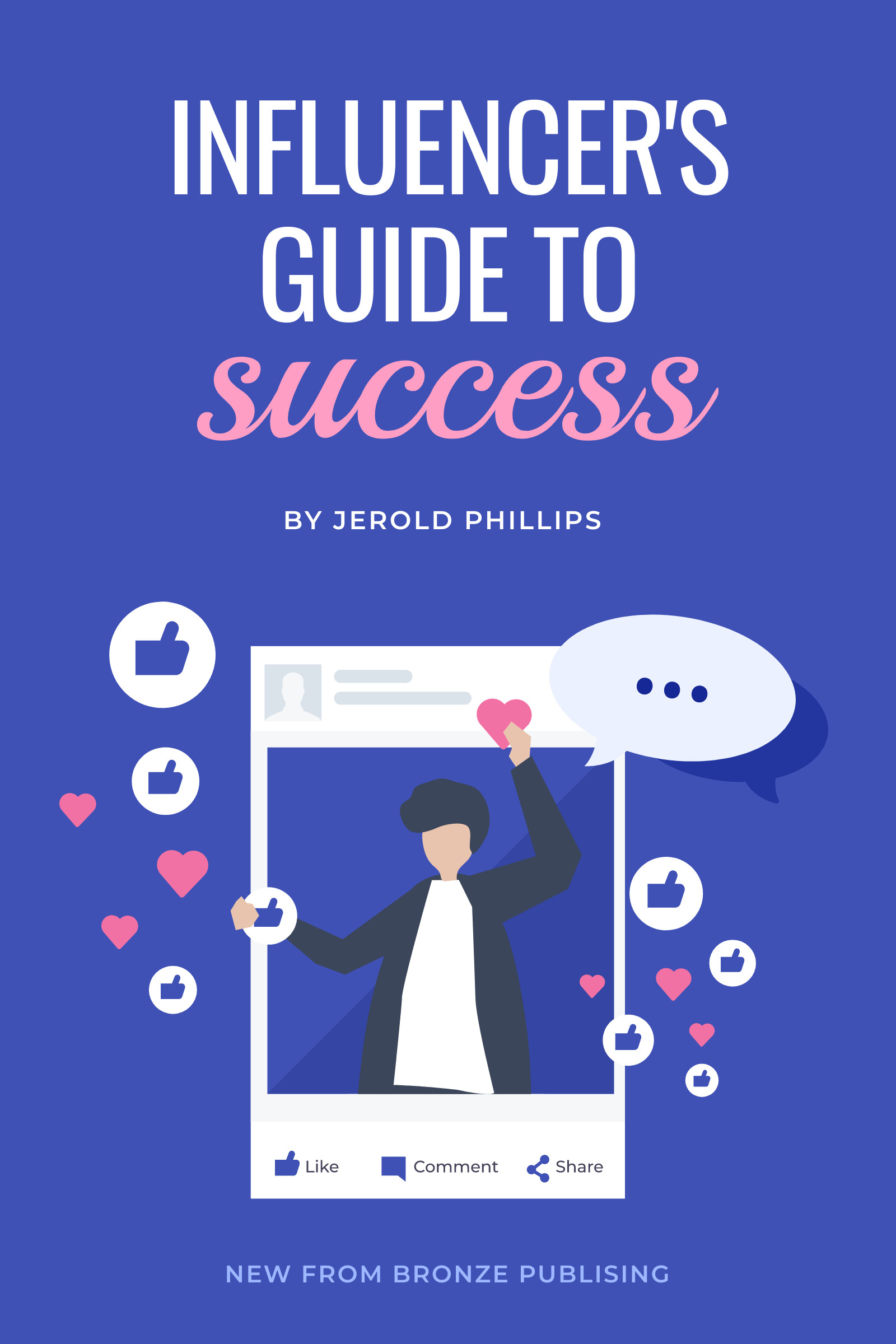 Influencer's Guide to Success – Book Cover Template 1600x2400 template