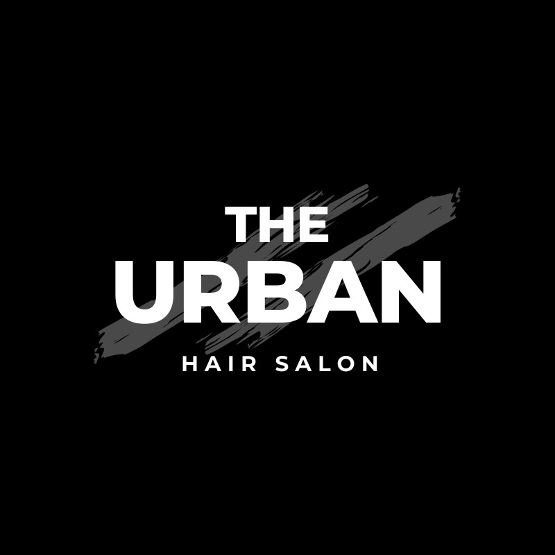 The Urban Hair Salon – Logo Template 800x800 template