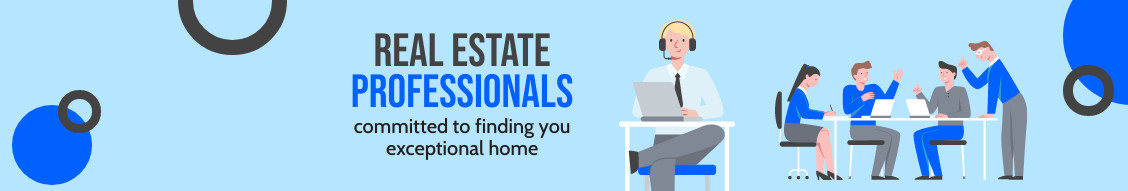 Real Estate Professionals Illustration Linkedin Page Cover Linkedin Page Cover 1128x191