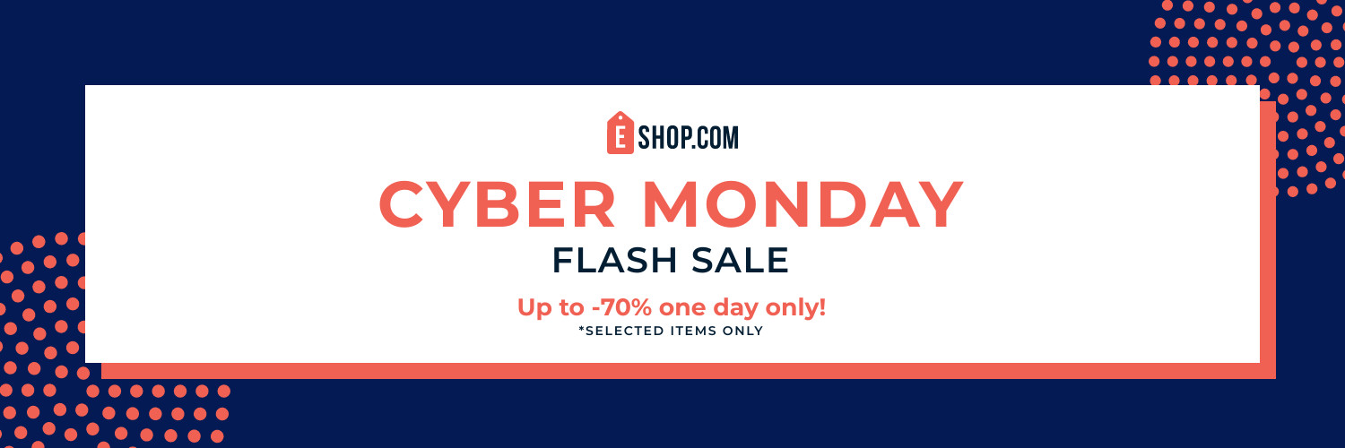 Cyber Monday Flash Sale Dots