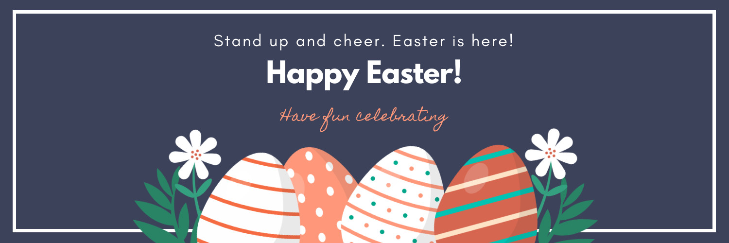 Stand Up and Cheer This Easter Facebook Cover 820x360