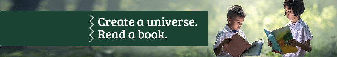 Create a Universe Read a Book Linkedin Page Cover
