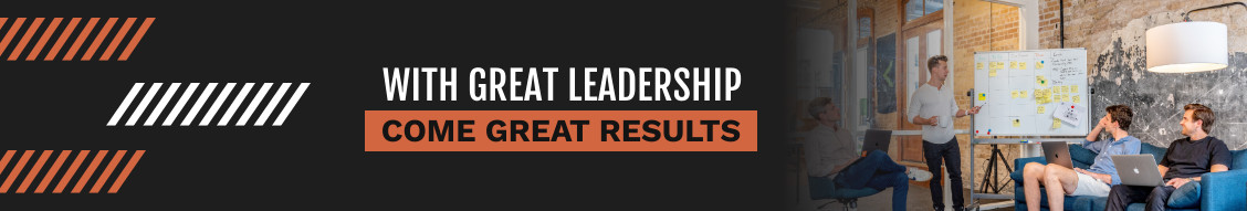 With Great Leadership Come Great Results Linkedin Page Cover Linkedin Page Cover 1128x191