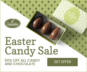 Green Easter Candy Sale Inline Rectangle 300x250