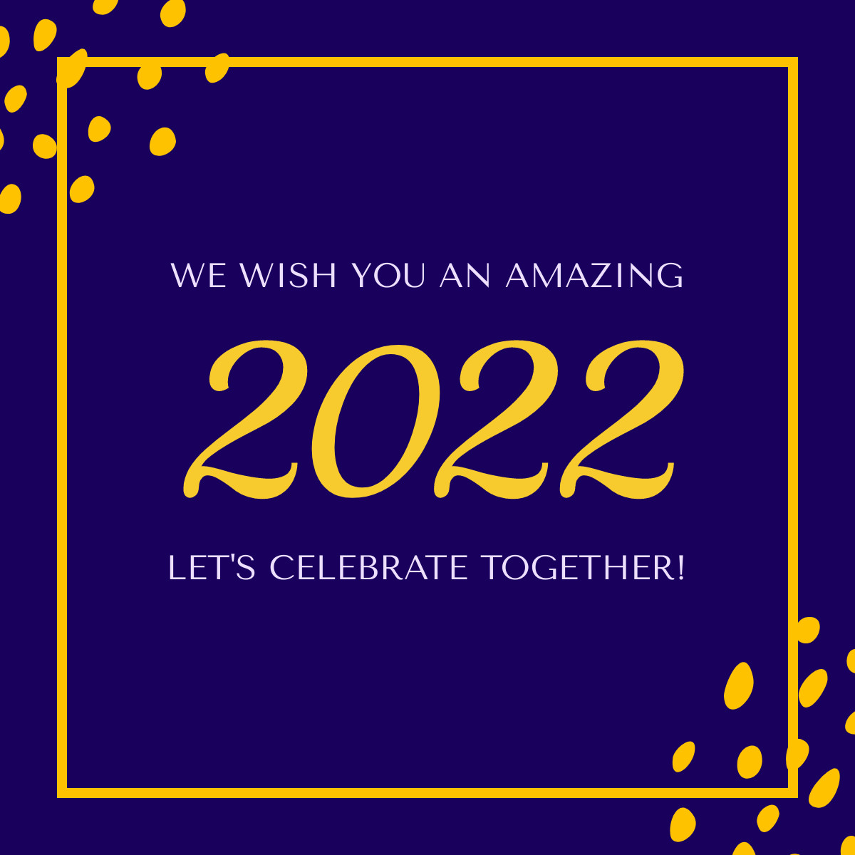 Celebrate Amazing 2022 Together Responsive Square Art 1200x1200