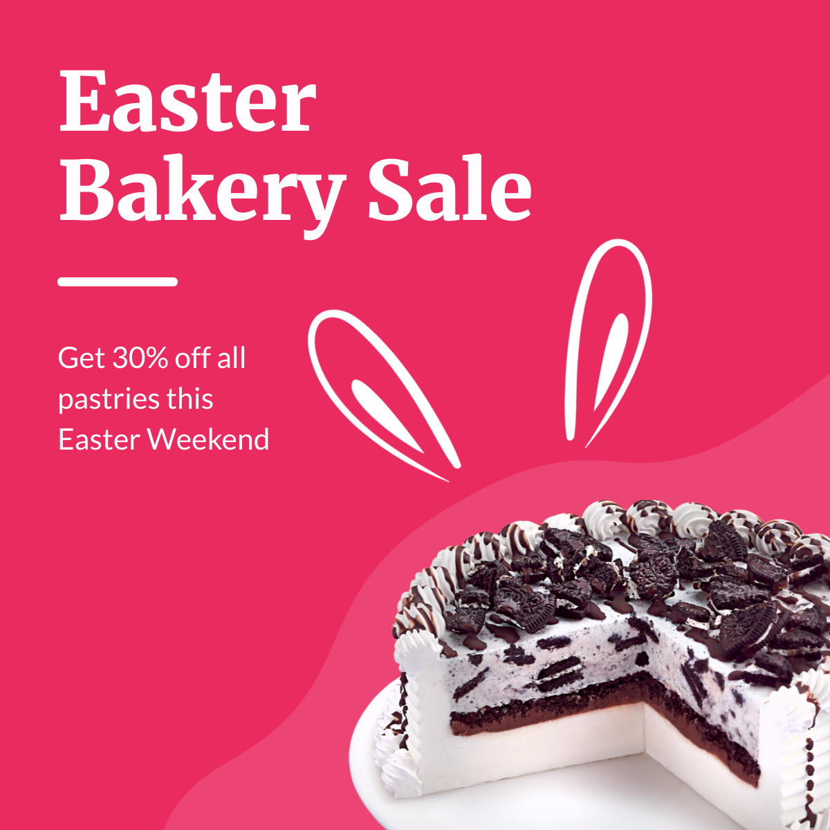 Easter Bunny Bakery Sale