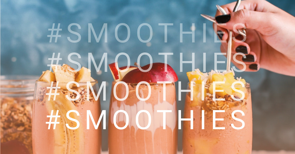 Smoothie recipes - Blog and lifestyle Responsive Landscape Art 1200x628