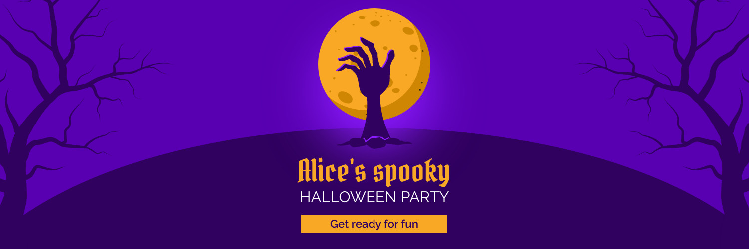 Halloween Party Ad Template