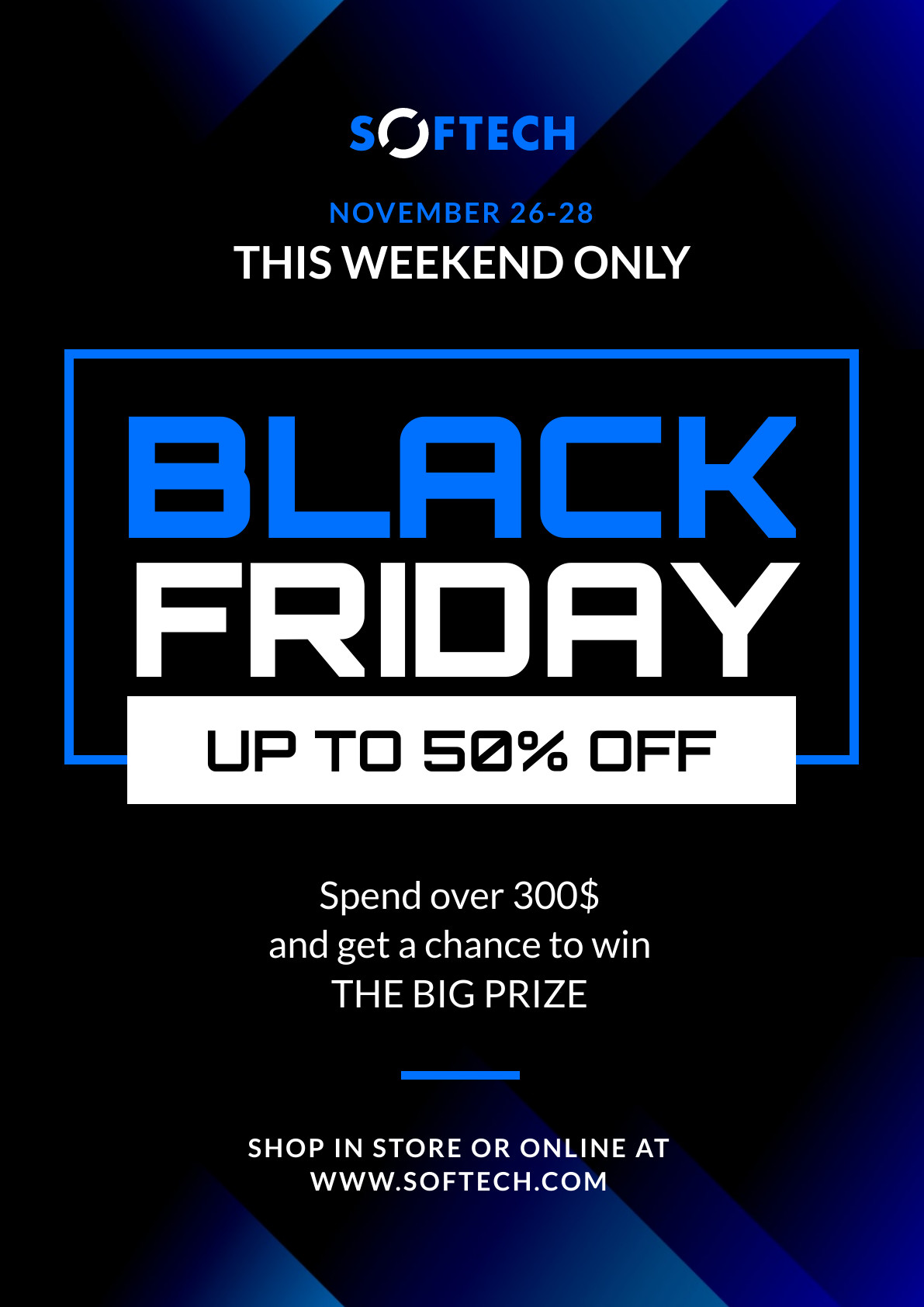 Tech The Big Prize Black Friday Poster 1191x1684