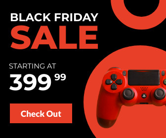 Black Friday Red PS4 PRO Controller