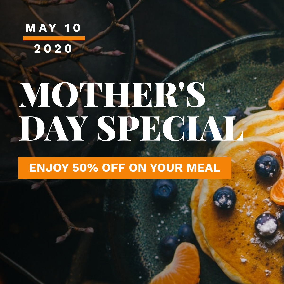 Mother's Day Special Meal Promo