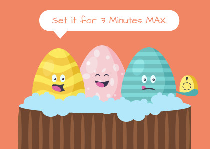 Funny Jacuzzi Easter Boiled Eggs – Card Template 420x298 template