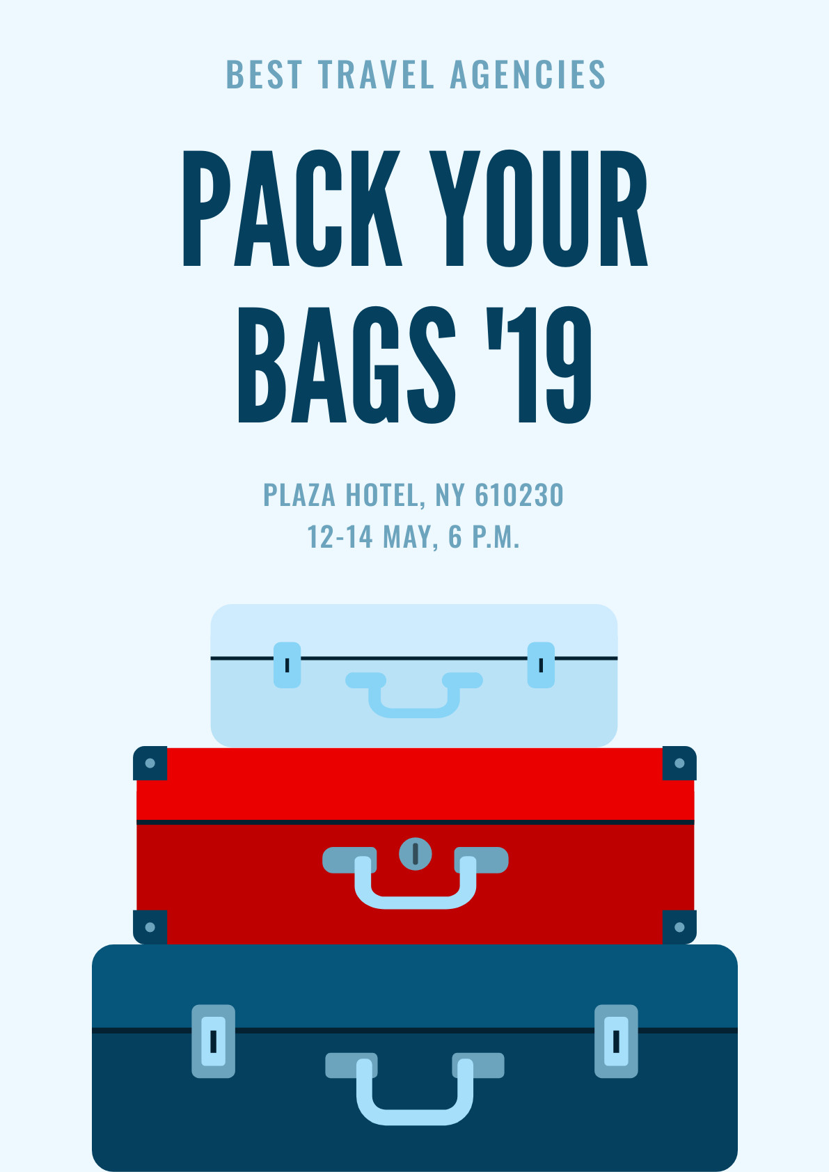 Pack Your Bags – Poster Template