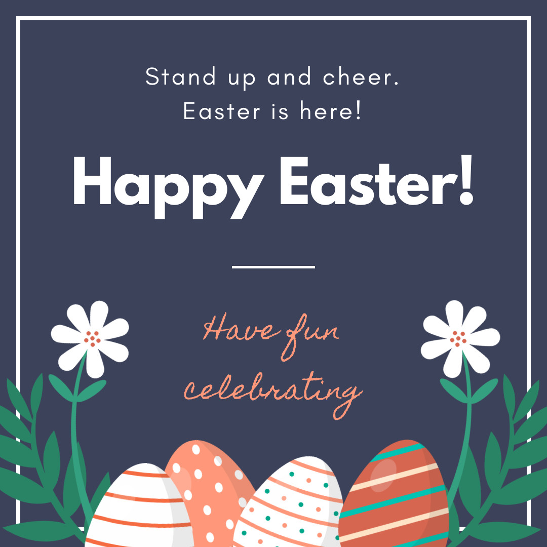 Stand Up and Cheer This Easter