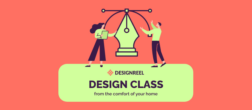 Design Class From Home Facebook Cover 820x360