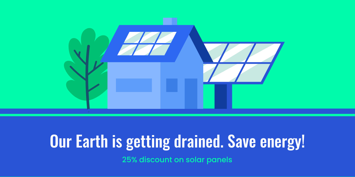 Earth Day Save Energy with Solar Panels