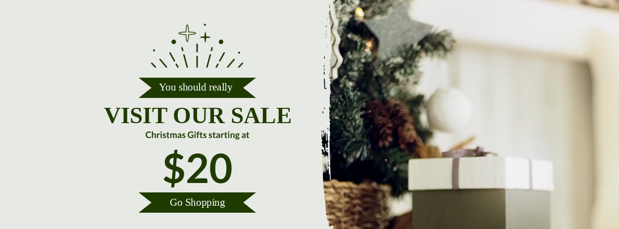 Visit Our Sale Christmas Gifts Video Facebook Video Cover 1250x463